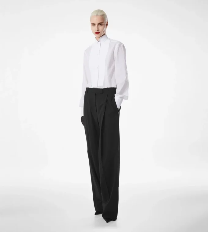 Camisa de voile de algodón