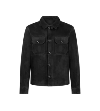 Camisa exterior de ante ligero
