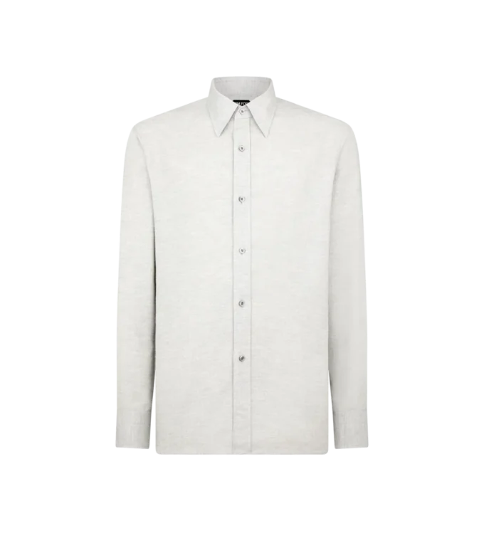 Camisa fluida de cachemira melange Camisa fluida de cachemira melange