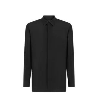 Camisa fluida de charmeuse