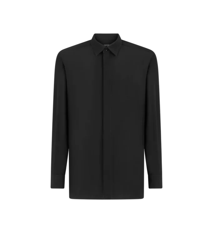 Camisa fluida de charmeuse Camisa fluida de charmeuse
