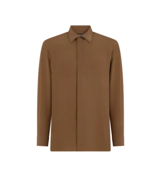 Camisa fluida de seda