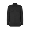 Camisa militar de algodón y seda Camisa militar de algodón y seda