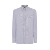 Camisa slim fit a rayas finas Camisa slim fit a rayas finas