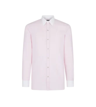 Camisa slim fit con estructura tridimensional
