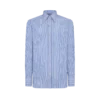 Camisa slim fit con rayas finas Camisa slim fit con rayas finas