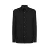 Camisa slim fit de crepé satinado Camisa slim fit de crepé satinado