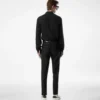Camisa slim fit de crepé satinado Camisa slim fit de crepé satinado