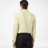 Camisa slim fit de gabardina fluida Camisa slim fit de gabardina fluida