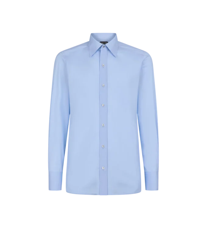 Camisa slim fit de popelín