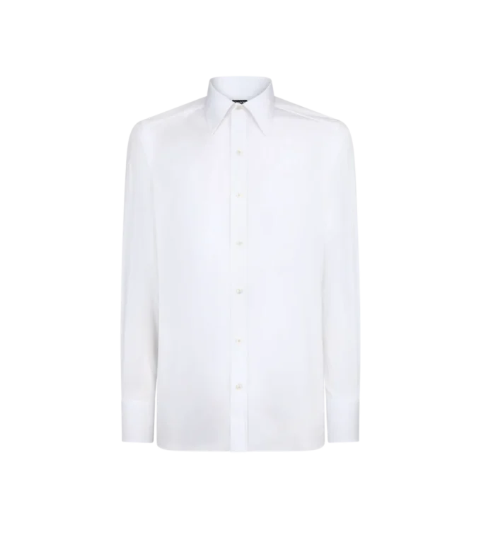 Camisa slim fit de popelín Camisa slim fit de popelín