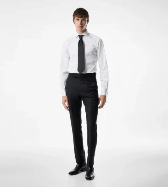 Camisa slim fit de popelín