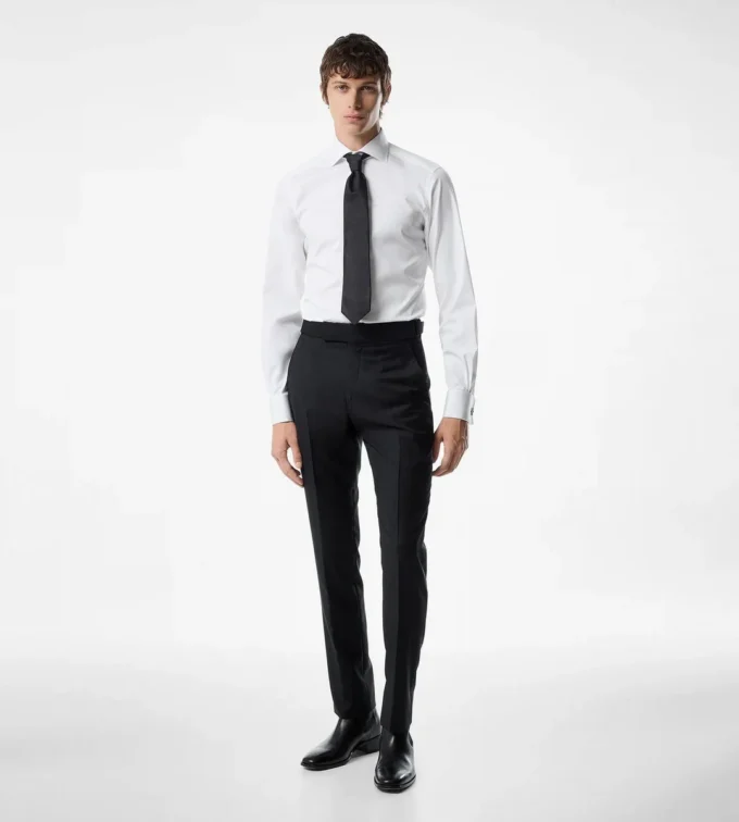 Camisa slim fit de popelín Camisa slim fit de popelín