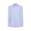 Camisa slim fit de príncipe de Gales fina