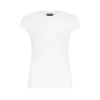 Camiseta ajustada de jersey de algodón Camiseta ajustada de jersey de algodón