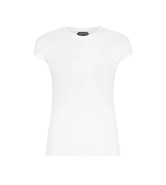 Camiseta ajustada de jersey de algodón