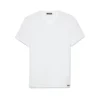 Camiseta de algodón con cuello en V
