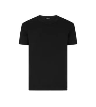 Camiseta de algodón con cuello redondo
