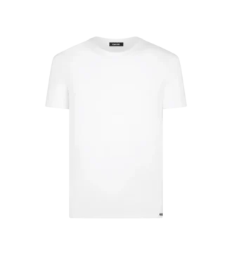 Camiseta de algodón modal con cuello redondo Camiseta de algodón modal con cuello redondo