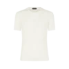 Camiseta de cuello redondo con ribete Camiseta de cuello redondo con ribete
