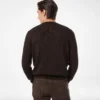 Camiseta ligera de algodón mezclado con cuello redondo Camiseta ligera de algodón mezclado con cuello redondo