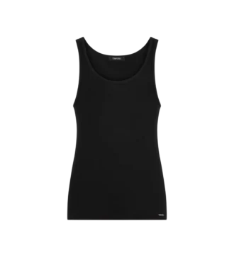 Camiseta sin mangas de algodón modal acanalado Camiseta sin mangas de algodón modal acanalado
