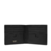 Cartera clásica de doble pliegue de piel granulada Cartera clásica de doble pliegue de piel granulada