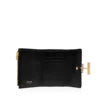 Cartera compacta Tara con estampado de pitón