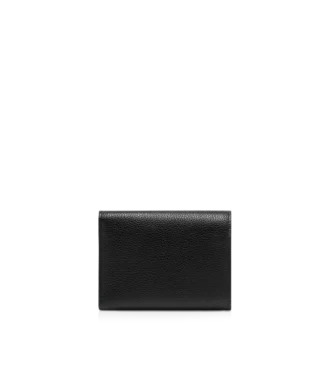 Cartera compacta Tara de piel granulada