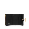 Cartera compacta Tara de piel granulada