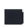 Cartera con clip para billetes de piel granulada Cartera con clip para billetes de piel granulada
