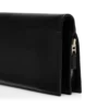 Cartera vertical de piel granulada flexible Cartera vertical de piel granulada flexible