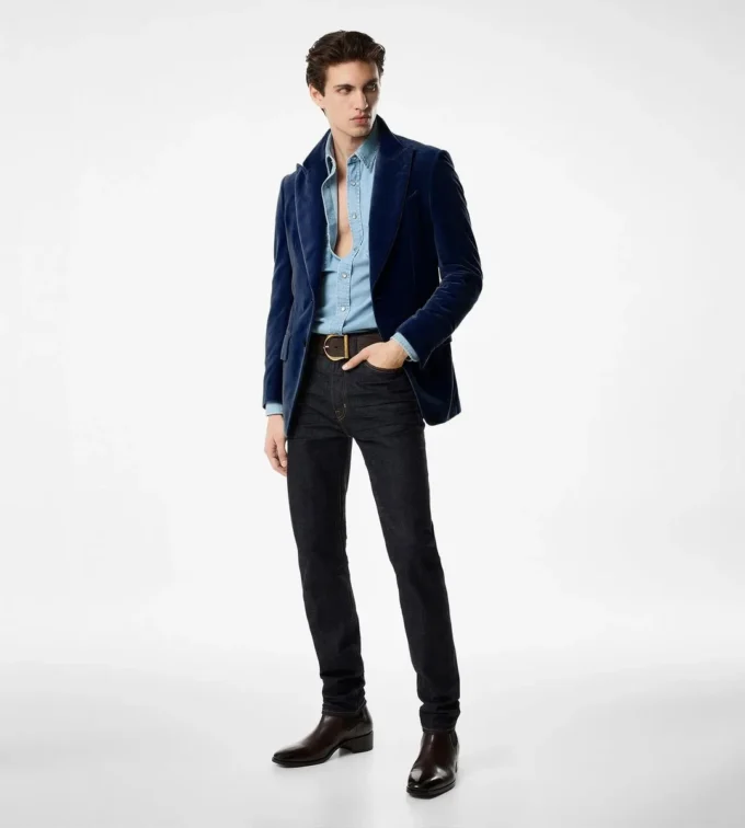 Chaqueta Atticus de terciopelo ligero Chaqueta Atticus de terciopelo ligero
