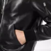 Chaqueta blouson con cuello de napa suave Chaqueta blouson con cuello de napa suave