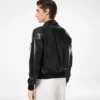 Chaqueta blouson con cuello de napa suave Chaqueta blouson con cuello de napa suave