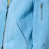 Chaqueta con cuello de ante de cachemira Chaqueta con cuello de ante de cachemira
