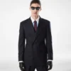 Chaqueta con rayas sutiles Chaqueta con rayas sutiles