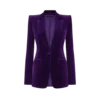 Chaqueta de algodón y terciopelo de botonadura sencilla Chaqueta de algodón y terciopelo de botonadura sencilla