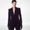 Chaqueta de algodón y terciopelo de botonadura sencilla Chaqueta de algodón y terciopelo de botonadura sencilla