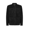 Chaqueta de ante con cuatro bolsillos Chaqueta de ante con cuatro bolsillos