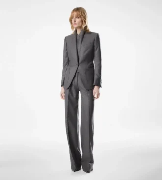 Pantalones anchos con doble pliegue