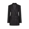 Chaqueta de cachemira con solapas en pico y doble botonadura Chaqueta de cachemira con solapas en pico y doble botonadura