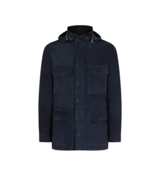 Chaqueta de campo de gamuza ligera