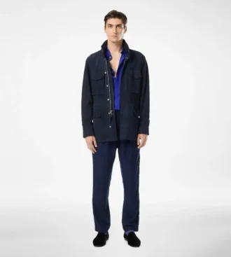 Chaqueta de campo de gamuza ligera