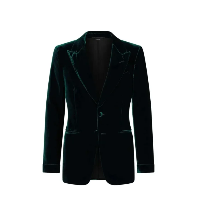 Chaqueta de cóctel Shelton de terciopelo fluido Chaqueta de cóctel Shelton de terciopelo fluido