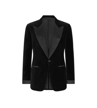 Chaqueta de cóctel Shelton de terciopelo ligero