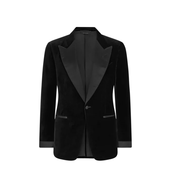 Chaqueta de cóctel Shelton de terciopelo ligero Chaqueta de cóctel Shelton de terciopelo ligero