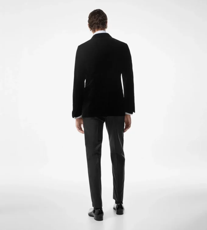 Chaqueta de cóctel Shelton de terciopelo ligero Chaqueta de cóctel Shelton de terciopelo ligero