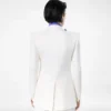 Chaqueta de franela de lana y cachemira de botonadura sencilla Chaqueta de franela de lana y cachemira de botonadura sencilla
