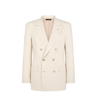 Chaqueta de lana, cachemira y seda